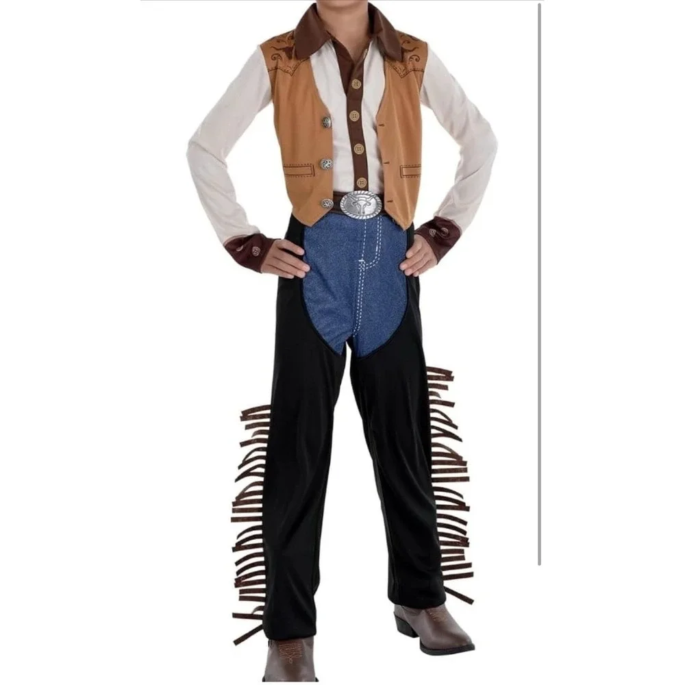 Cowboy Western Boy Sheriff‎ Suit Yourself Halloween Child XL 14-16 Costume - Picture 2 of 2